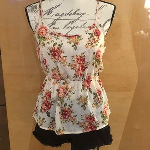 floral tank top